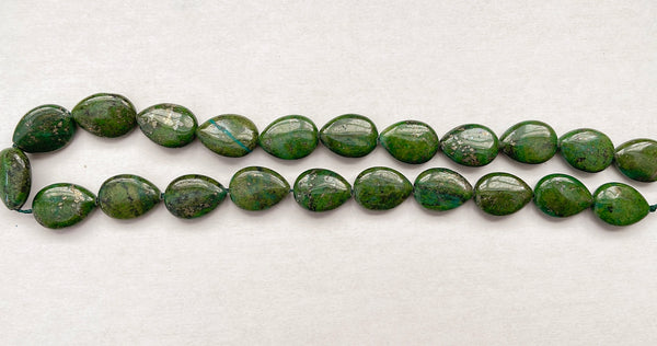 Green Pyrite A  -  Puff Drops 16"