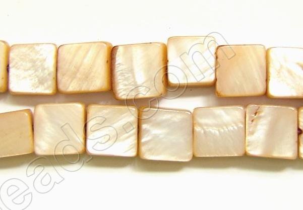 Mother of Pearl Shell MOP - Flat Square - Color # 05