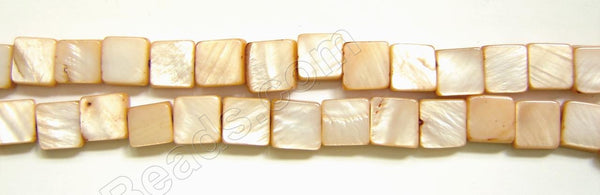 Mother of Pearl Shell MOP - Flat Square - Color # 05