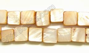 Mother of Pearl Shell MOP - Flat Square - Color # 05